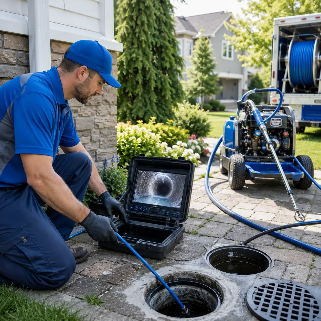 Outdoor drain cleaning professionals serving Danville, OH